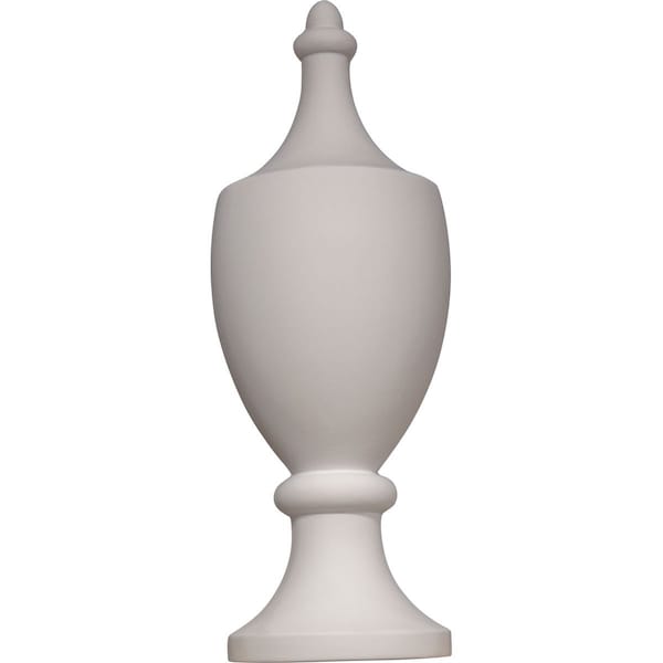 Ekena Millwork 5"W x 2 1/2"D x 15"H Half Round Urn Finial FIN05X15UH - main
